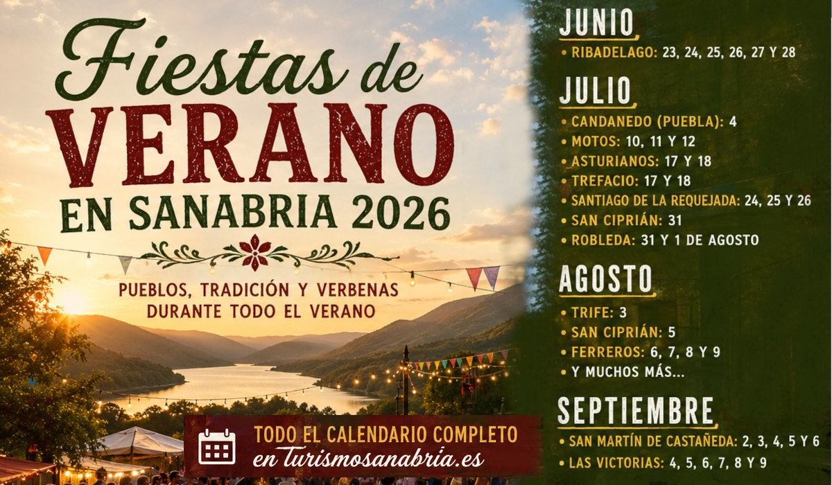Fiestas de verano en Sanabria 2026